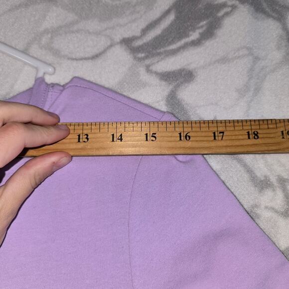 Care Bears Purple Embroidered Crop Top Women's Size XL - Picture 5 of 9